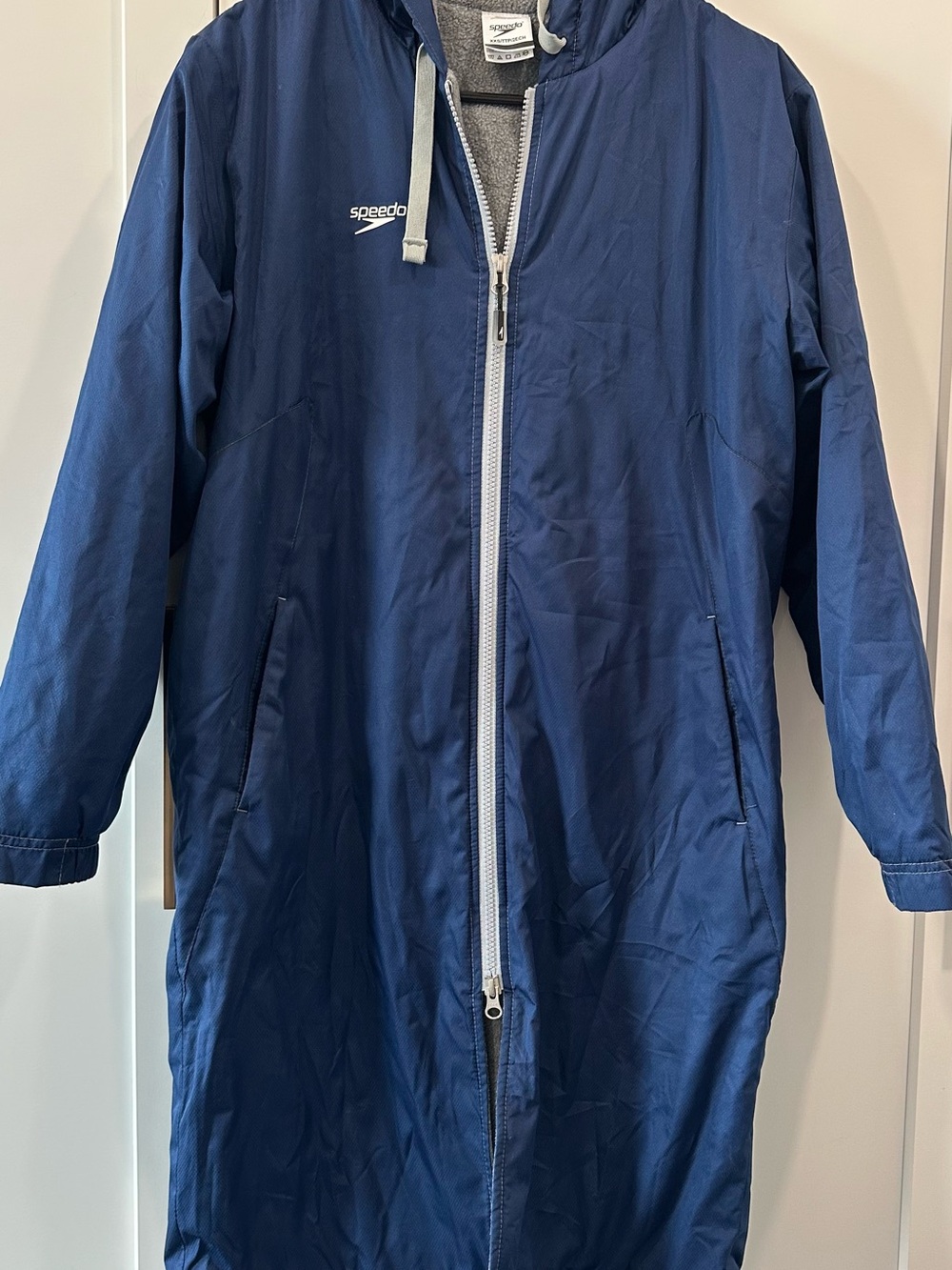 Speedo Navy Blue Jacket with Light Gray Trim